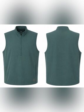 NWOT Puma Men's Sleeveless Quarter-Zip Vest - Dark Teal 3XL